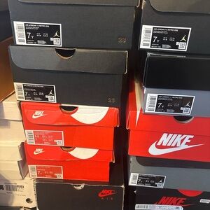 Nike and Air Jordan Shoe Boxes